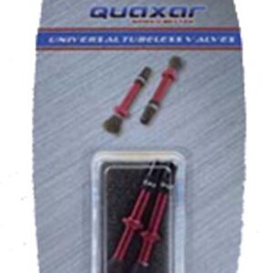 Quaxar Alloy 100 mm Tubeless Valve - various colors